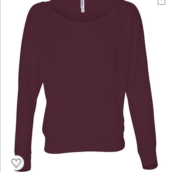 5/$35 💥 Bella Dolman Sleeve Maroon Top - Picture 3 of 6